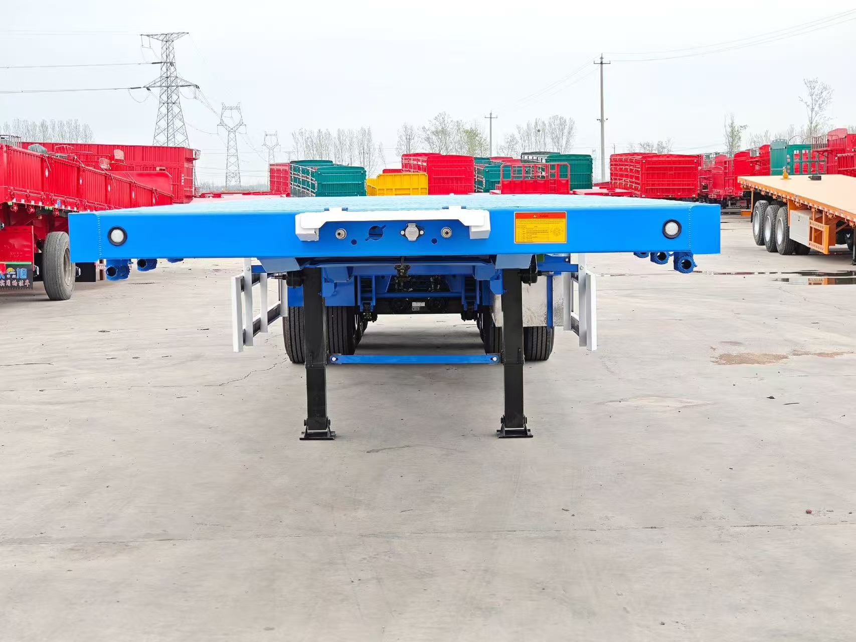 Flatbed semi-trailer, TRAILER-T01, photo 2